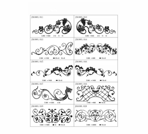 鐵藝標件樣本
